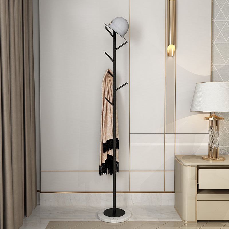 Luxurious Hall Tree Free Standing Metal Coat Rack with Coat Hooks