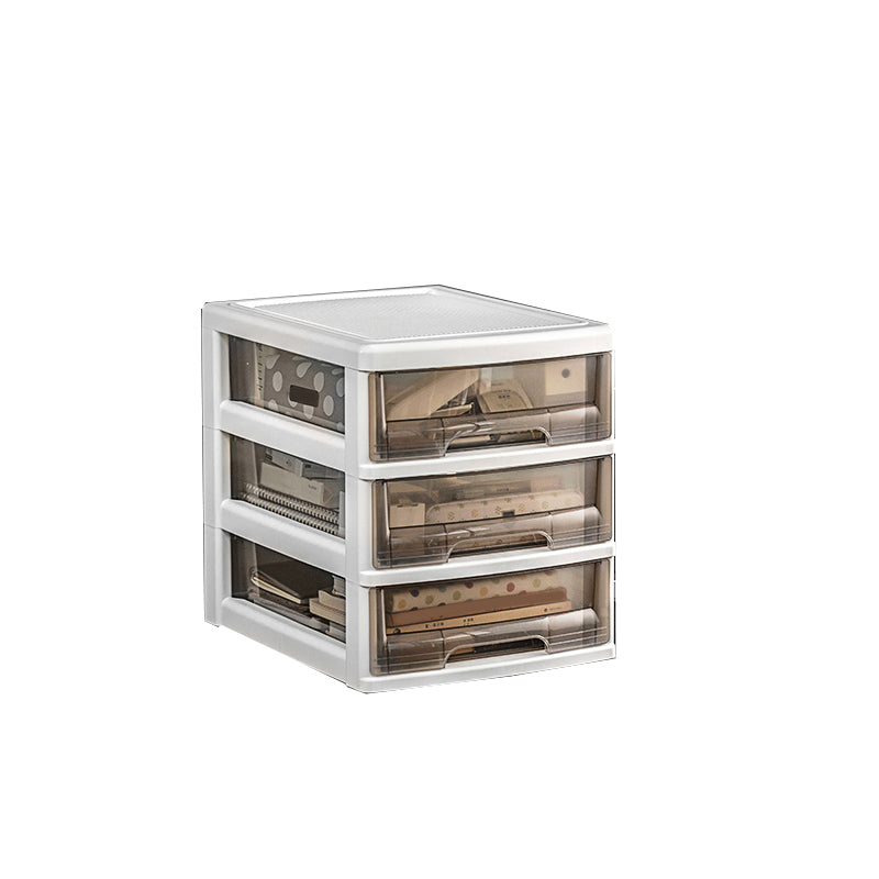 Transparent Filing Cabinet Vertical Modern Plastic Drawers File Cabinet