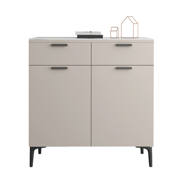 Contemporary Sideboard Cabinet Solid Wood Sideboard Table with Doors for Dining Room