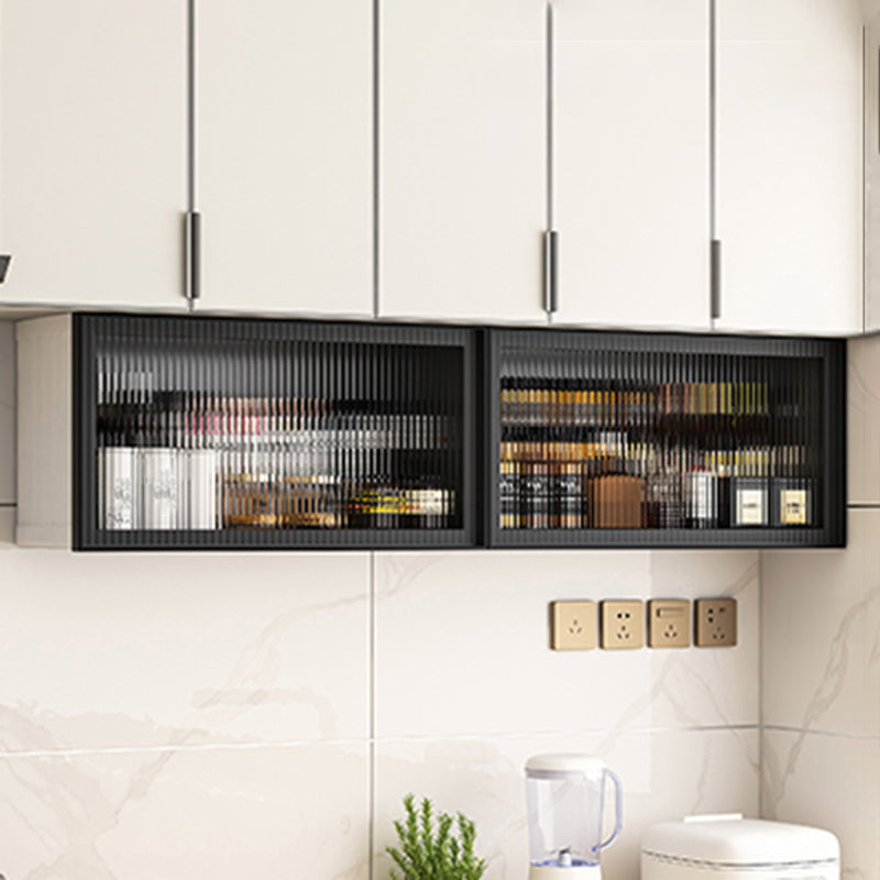 Modern Wall Mounted Display Stand Metal Storage Cabinet for Kitchen