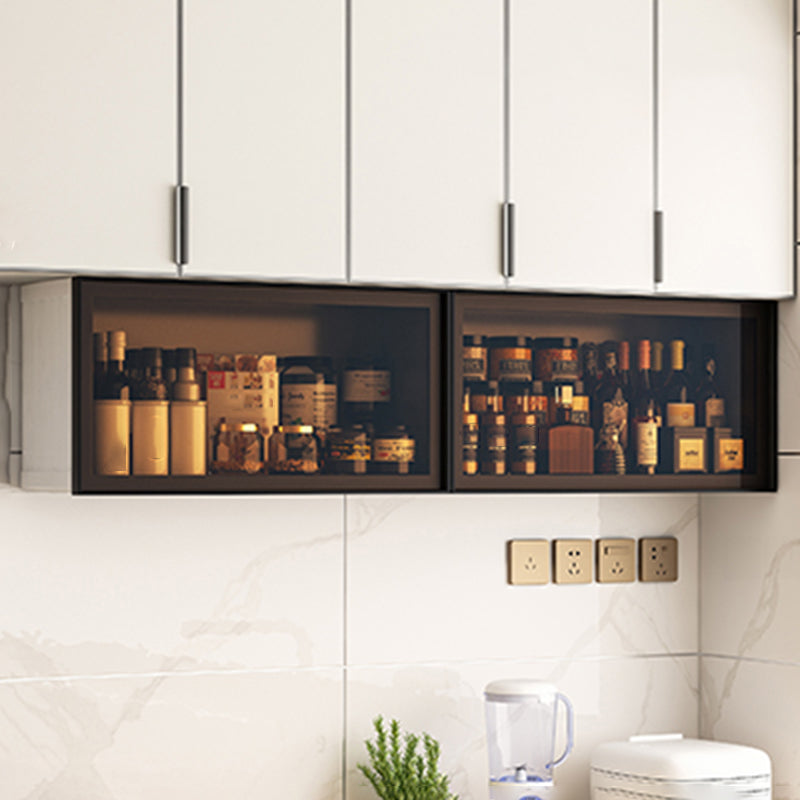 Modern Wall Mounted Display Stand Metal Storage Cabinet for Kitchen