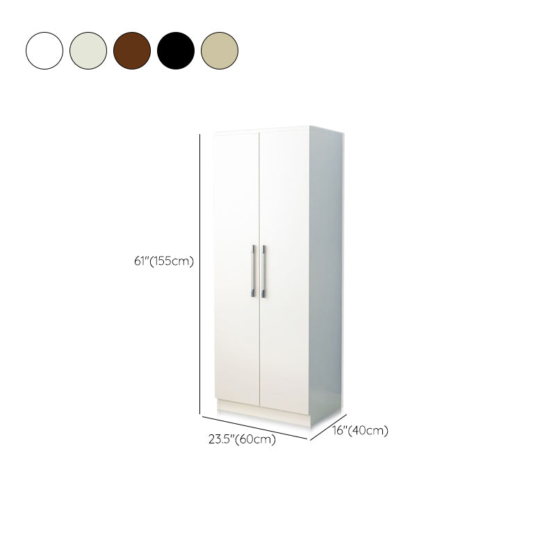 Wooden Contemporary Kid's Wardrobe Matte High Gloss Coat Locker