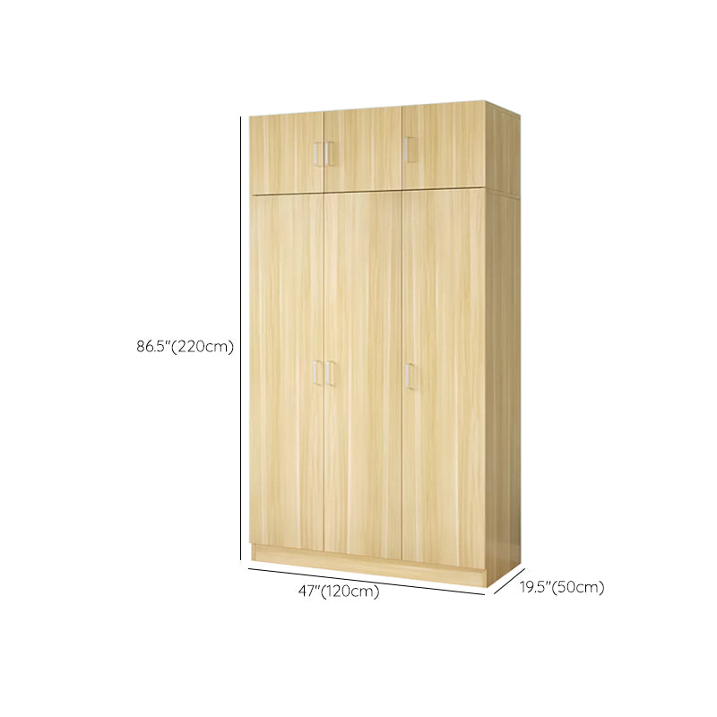 Matte Modern Coat Locker Wood High Gloss Kids Closet with Garment Rod