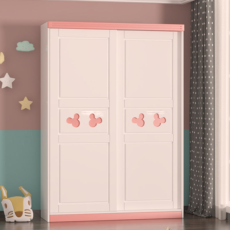 Matte Finish Modern Kid's Wardrobe High Gloss Wooden Kids Closet