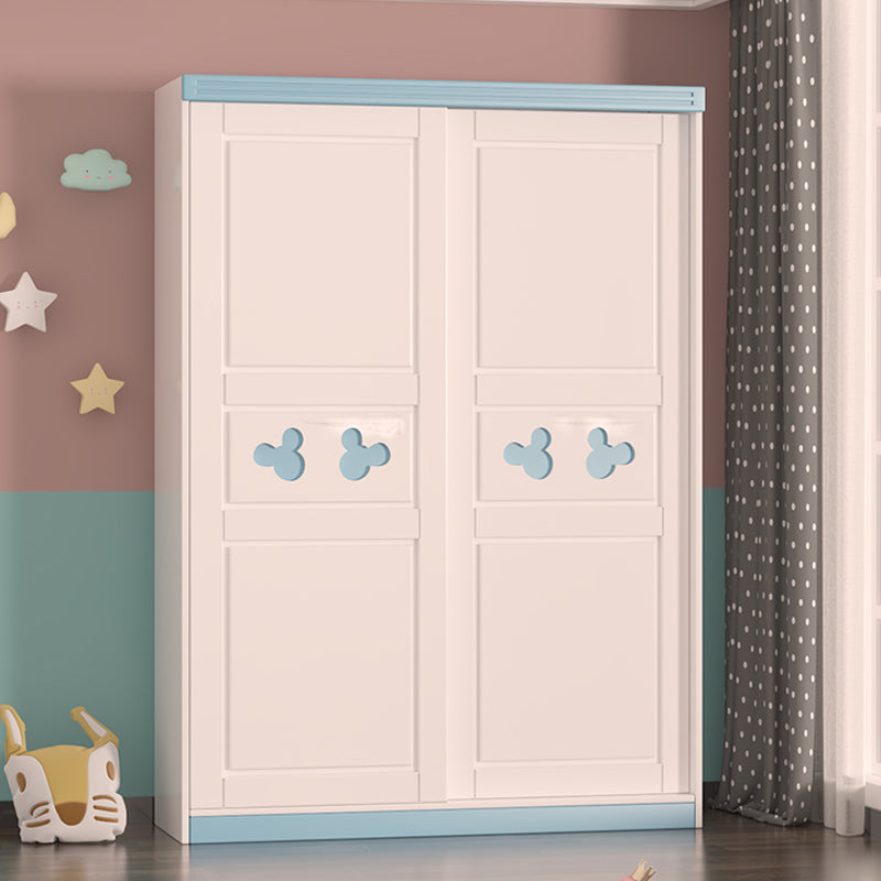 Matte Finish Modern Kid's Wardrobe High Gloss Wooden Kids Closet