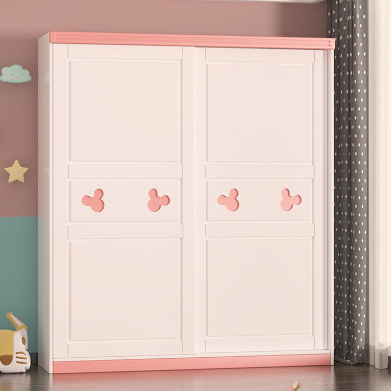 Matte Finish Modern Kid's Wardrobe High Gloss Wooden Kids Closet