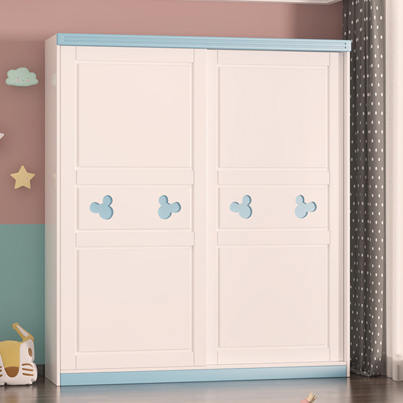 Matte Finish Modern Kid's Wardrobe High Gloss Wooden Kids Closet