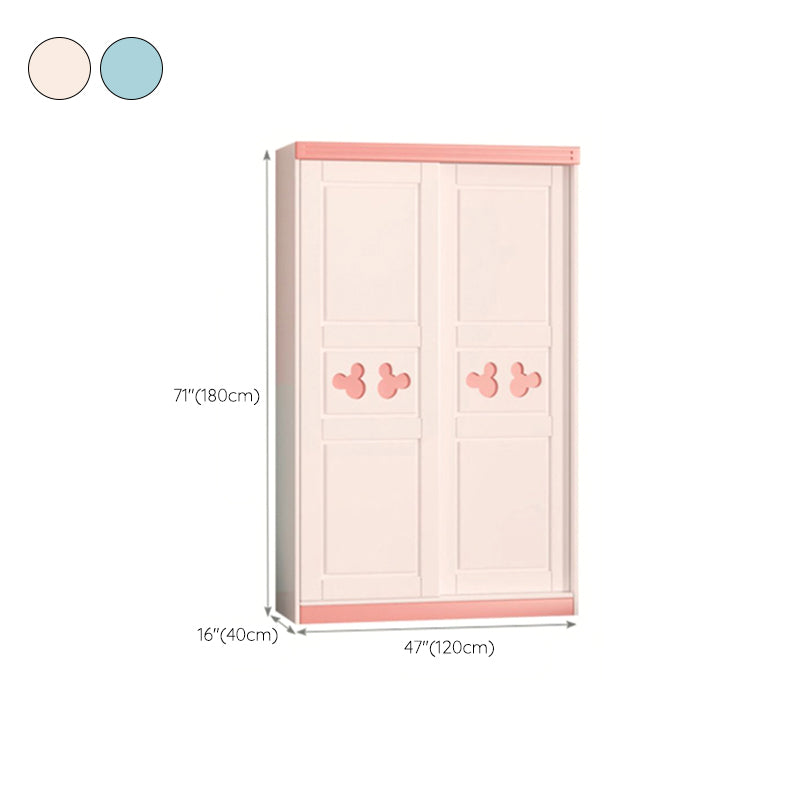 Matte Finish Modern Kid's Wardrobe High Gloss Wooden Kids Closet