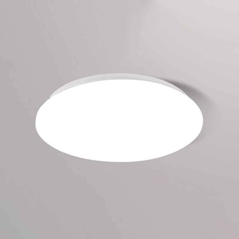 1 Light Circular Flush Mount Simplicity Metal Ceiling Lighting