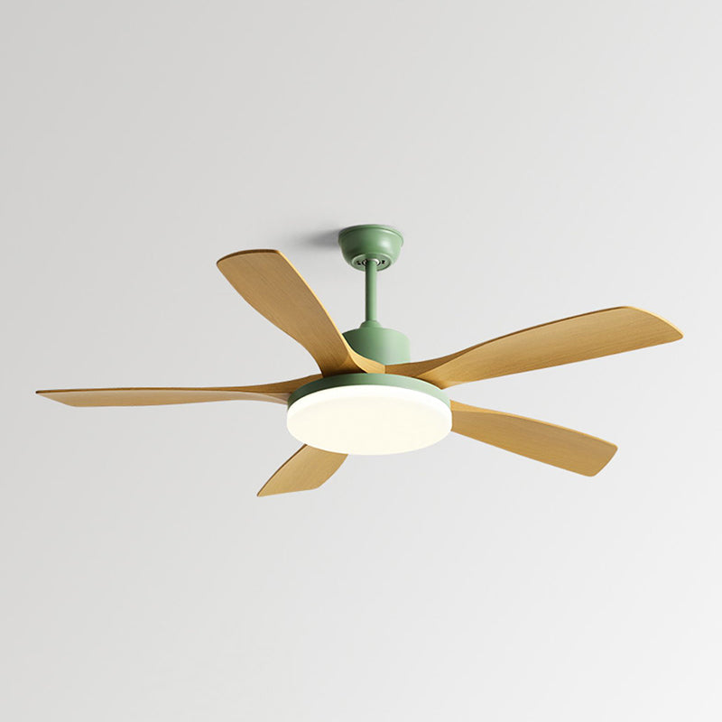 Fan Shape Metal Ceiling Fan Kid Style 1 Light Ceiling Mount Fans Fixtures