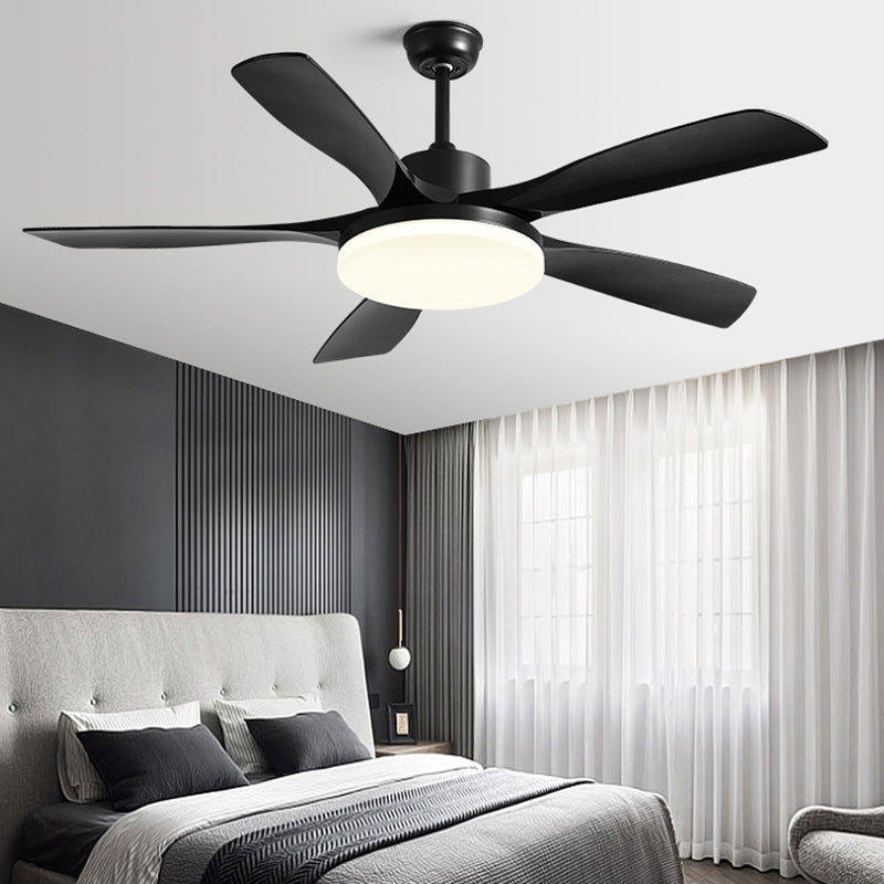 Fan Shape Metal Ceiling Fan Kid Style 1 Light Ceiling Mount Fans Fixtures