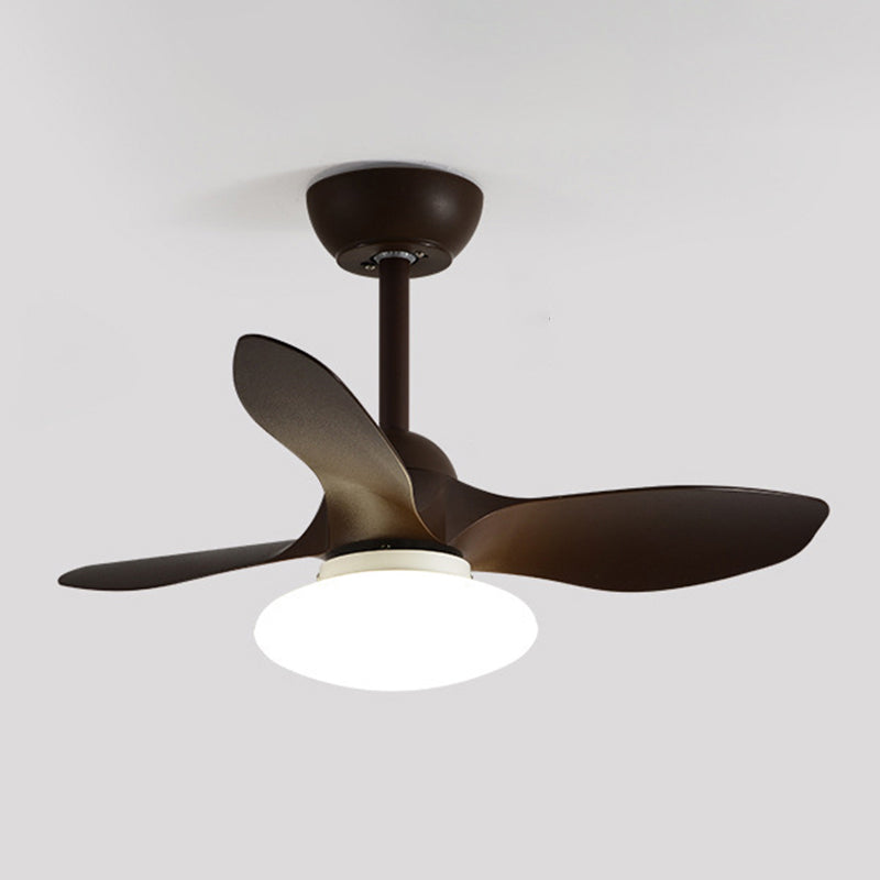 Metal Fan Shape Ceiling Fan Modern Style 1 Light Ceiling Fans Fixtures