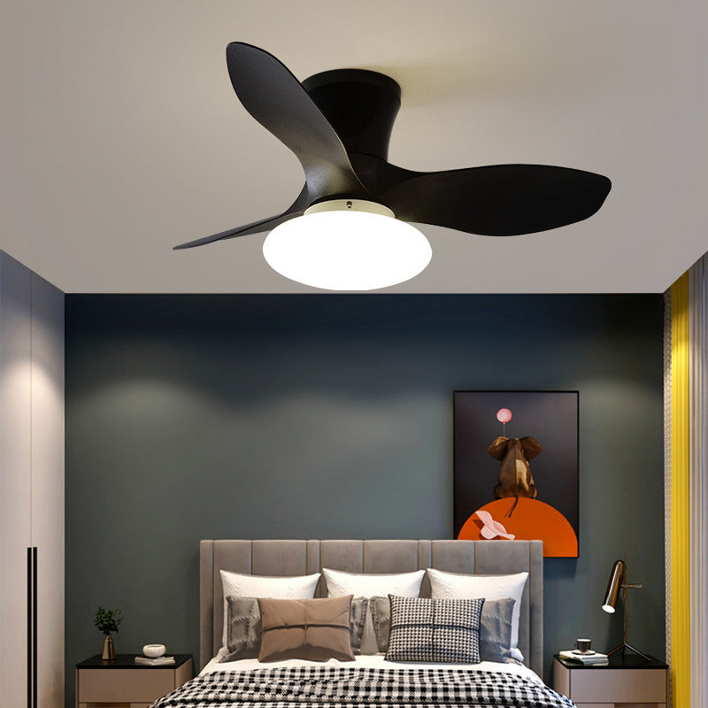 Metal Fan Shape Ceiling Fan Modern Style 1 Light Ceiling Fans Fixtures