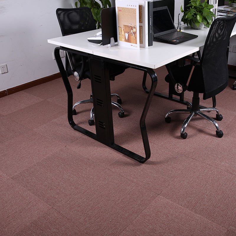 Stripe Print Carpet Floor Tile Level Loop Non-Skid Loose Lay Office Room Carpet Tile