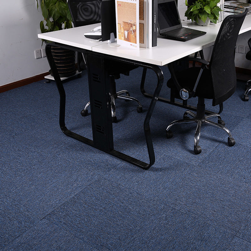 Stripe Print Carpet Floor Tile Level Loop Non-Skid Loose Lay Office Room Carpet Tile