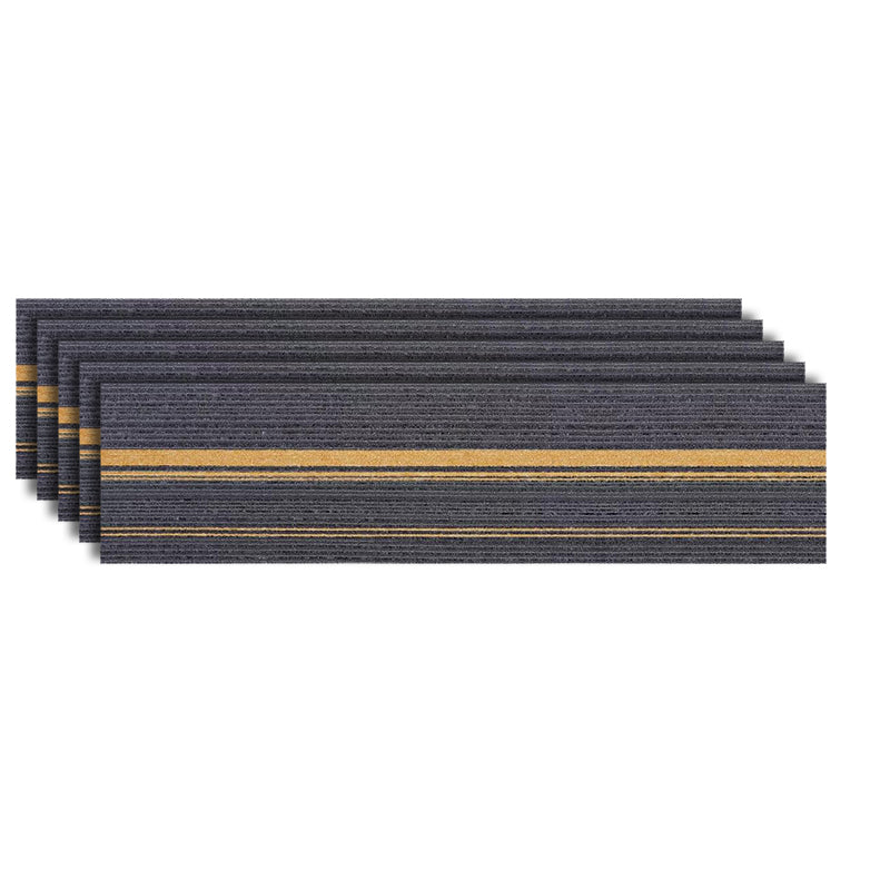 Loose Lay Carpet Tiles Ombre Print Fade Resistant Carpet Tiles