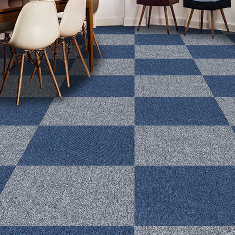 Modern Level Loop Carpet Pure Color Fade Resistant Carpet Tiles