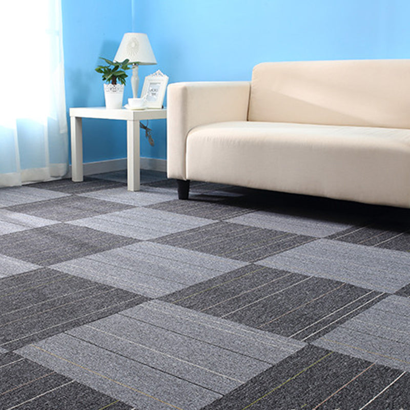 Modern Level Loop Carpet Pure Color Fade Resistant Carpet Tiles