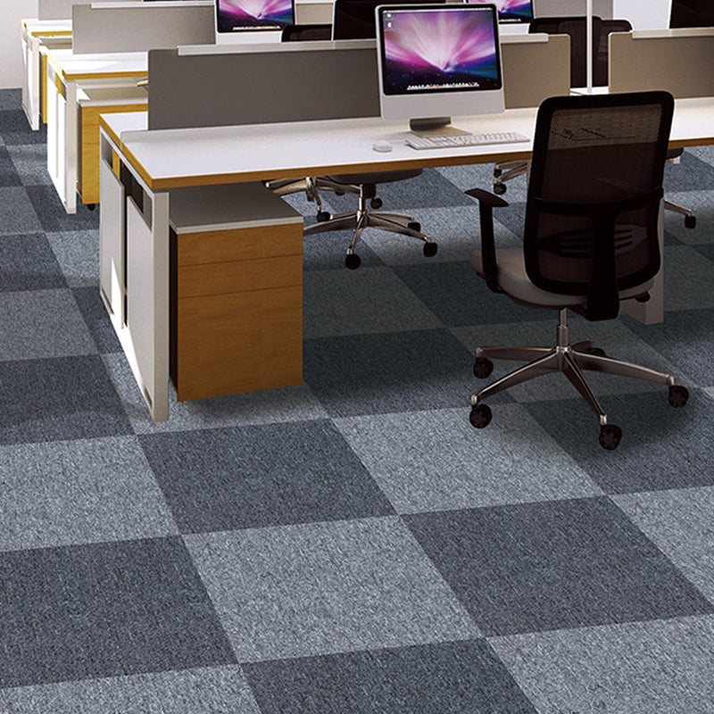 Modern Level Loop Carpet Pure Color Fade Resistant Carpet Tiles