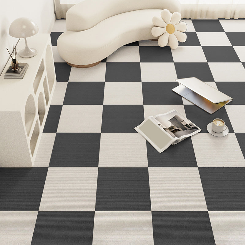 Modern Carpet Tile Loose Lay Checkered Carpet Floor Tile for Living Room