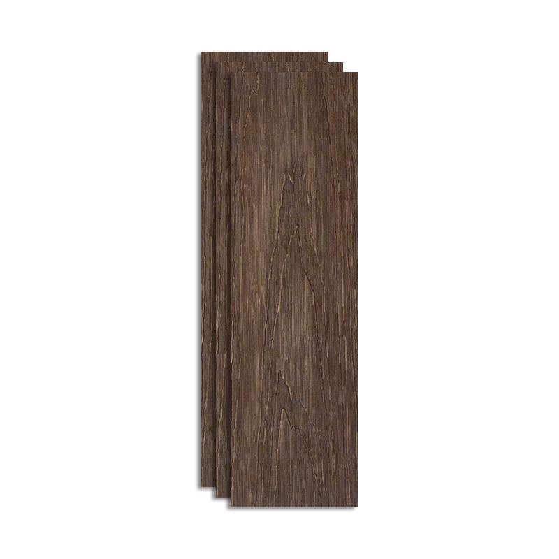 Brown Wood Self Adhesive Wood Floor Planks Reclaimed Wooden Planks for Patio