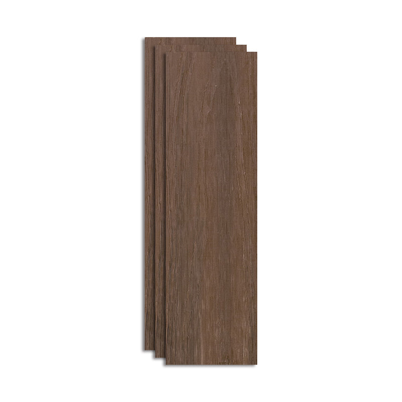 Brown Wood Self Adhesive Wood Floor Planks Reclaimed Wooden Planks for Patio