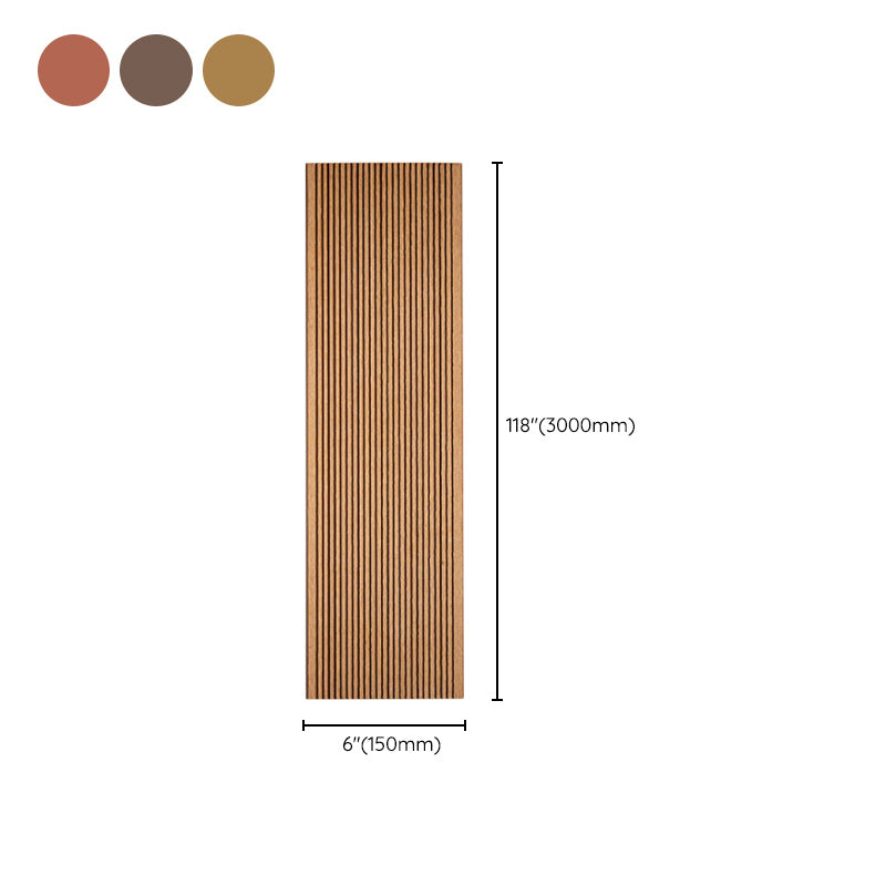 Brown Wood Self Adhesive Wood Floor Planks Reclaimed Wooden Planks for Patio