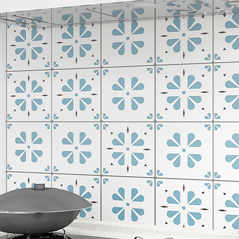 Modern Tile-Peel & Stick PVC Grid Pattern Self Adhesive Wallpaper