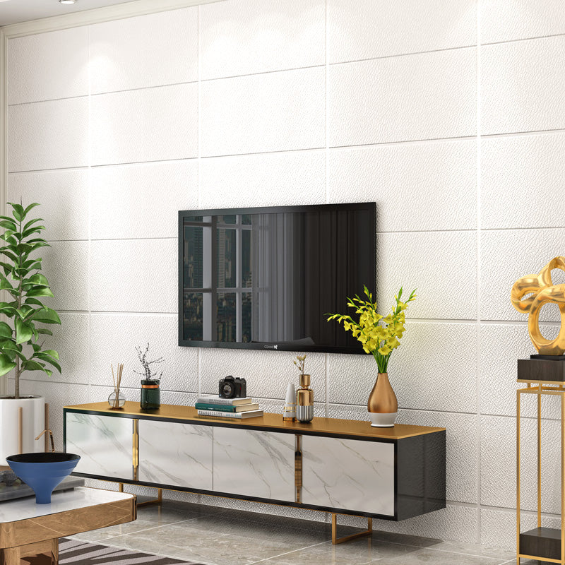 Modern Wall Panel Pure Color Peel and Stick Waterproof Wall Ceiling for Living Room