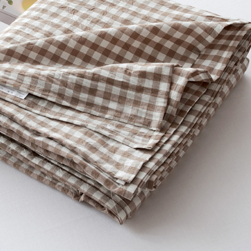 Modern Bed Sheet Set Striped Printed Fitted Sheet for Bedroom