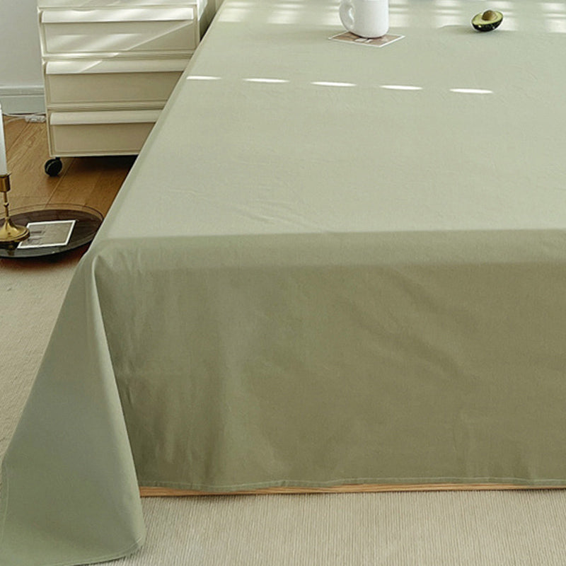 Cotton Bed Sheet Set Modern Solid Color Fitted Sheet for Bedroom