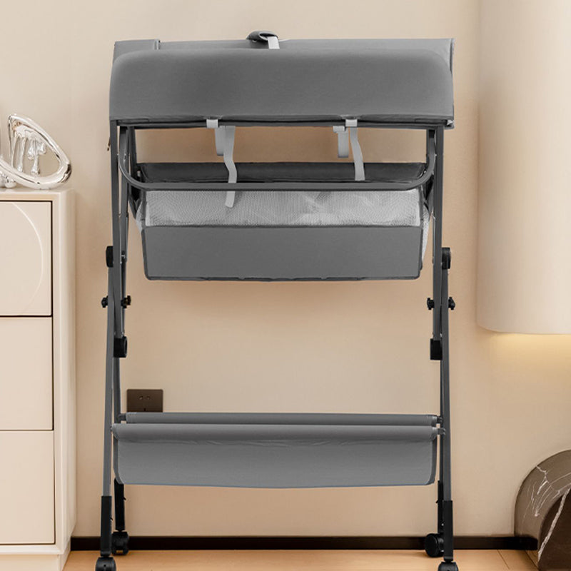 Flat Top Baby Changing Table with Storage Shelf , 25.6 Inch Wide