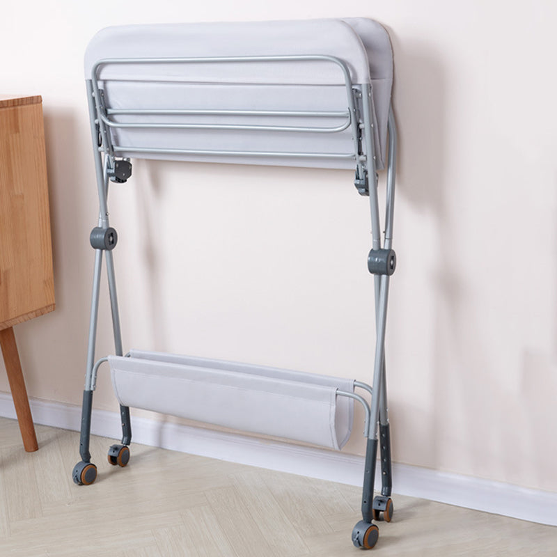 Modern Style Baby Changing Table Portable with Wheels , 37 Inch High