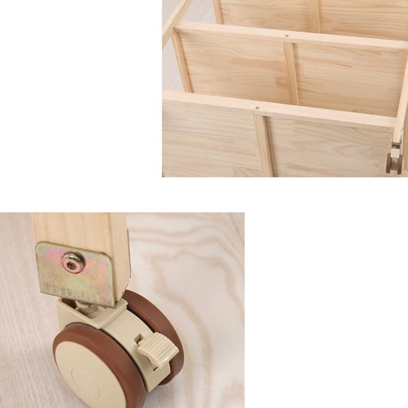 Wooden Baby Changing Table Modern Baby Changing Table with Safety Rails