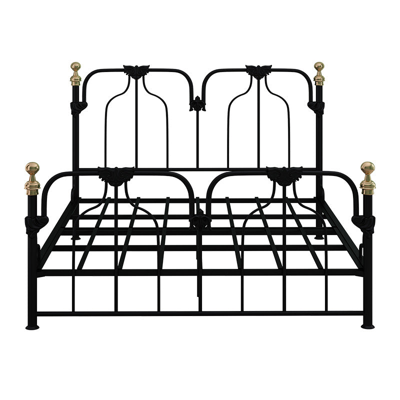 Metal Scandinavian Tall Clearance Bed Open Frame Headboard Panel Bed