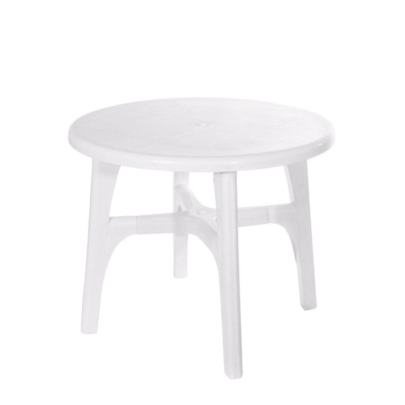 Modern Geometric Courtyard Table Plastic Waterproof Outdoor Table