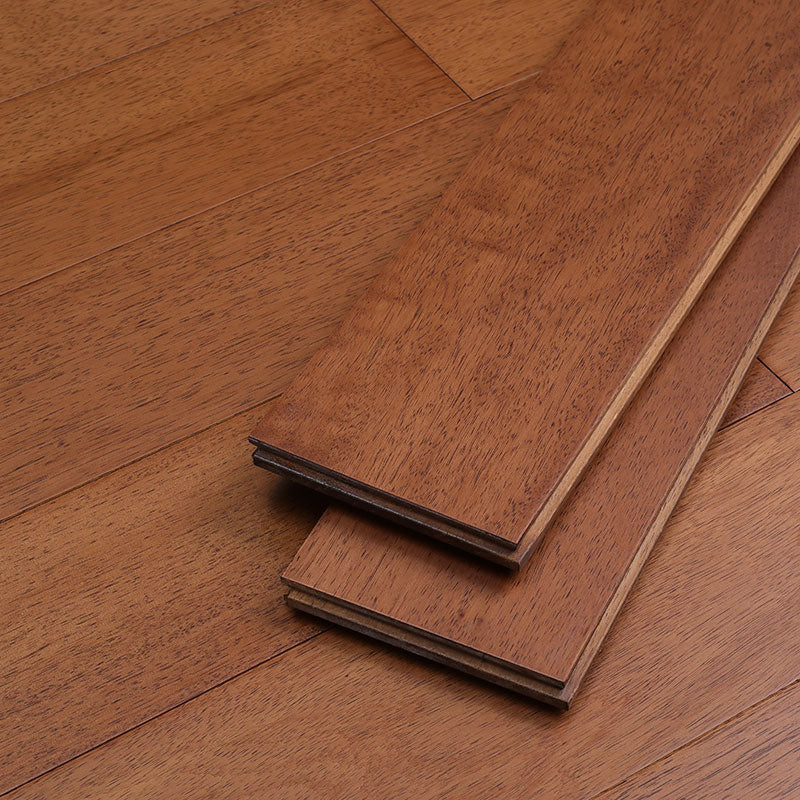 Traditional Wood Flooring Tiles Click-Locking Wire Brushed Hardwood Flooring