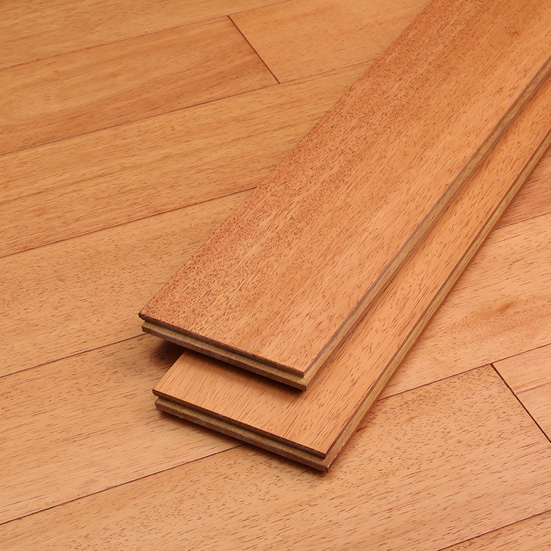 Traditional Wood Flooring Tiles Click-Locking Wire Brushed Hardwood Flooring