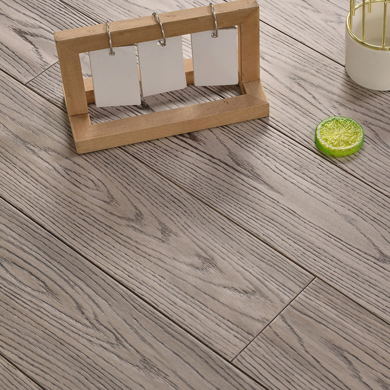 Traditional Wood Flooring Tiles Click-Locking Wire Brushed Hardwood Flooring