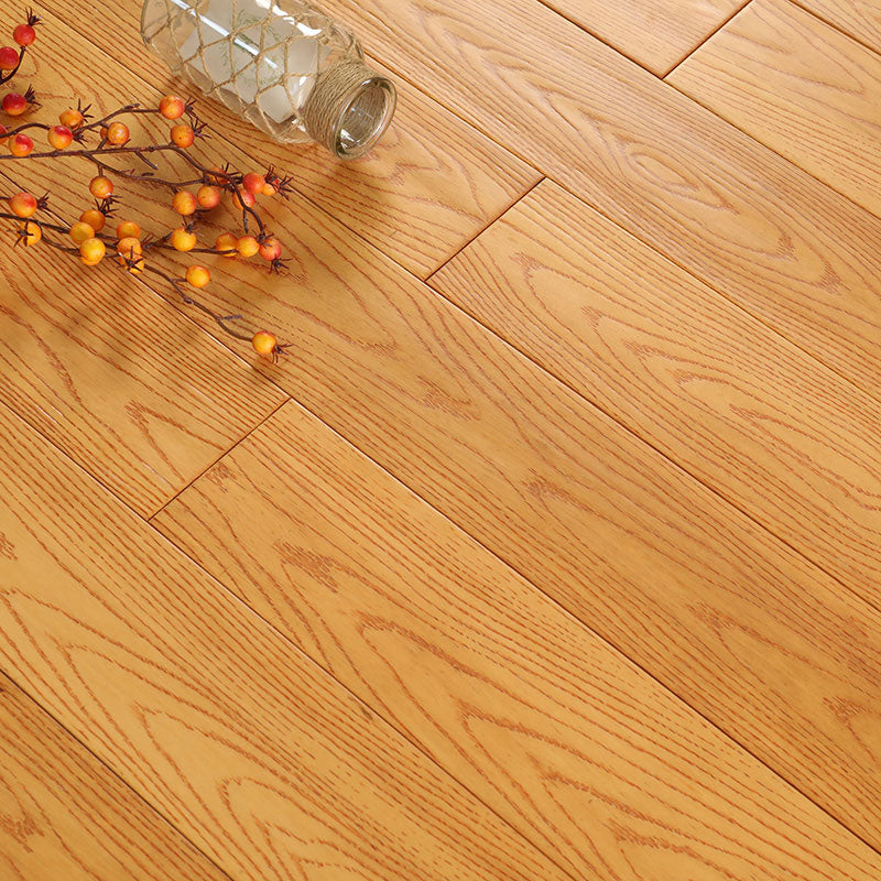 Traditional Wood Flooring Tiles Click-Locking Wire Brushed Hardwood Flooring