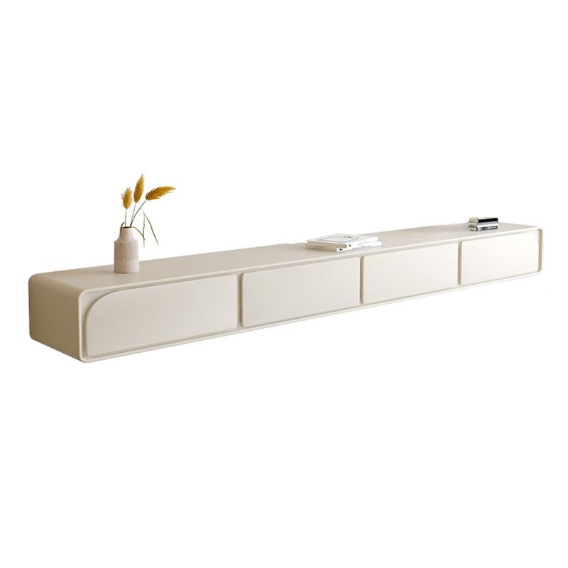 Modern TV Console Wall-mounted Media Console Enclosed Storage Console with Drawer