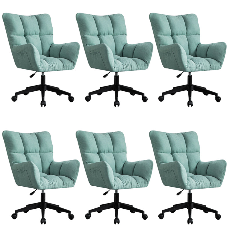 Modern Armless Office Chair Tilt Mechanism Adjustable Seat Height Desk Chair