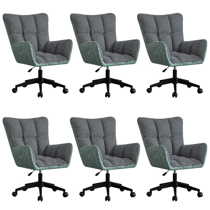 Modern Armless Office Chair Tilt Mechanism Adjustable Seat Height Desk Chair