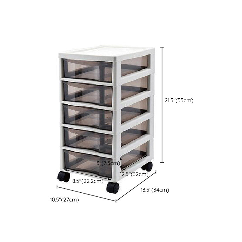 Vertical Transparent Filing Cabinet Plastic Drawers File Cabinet