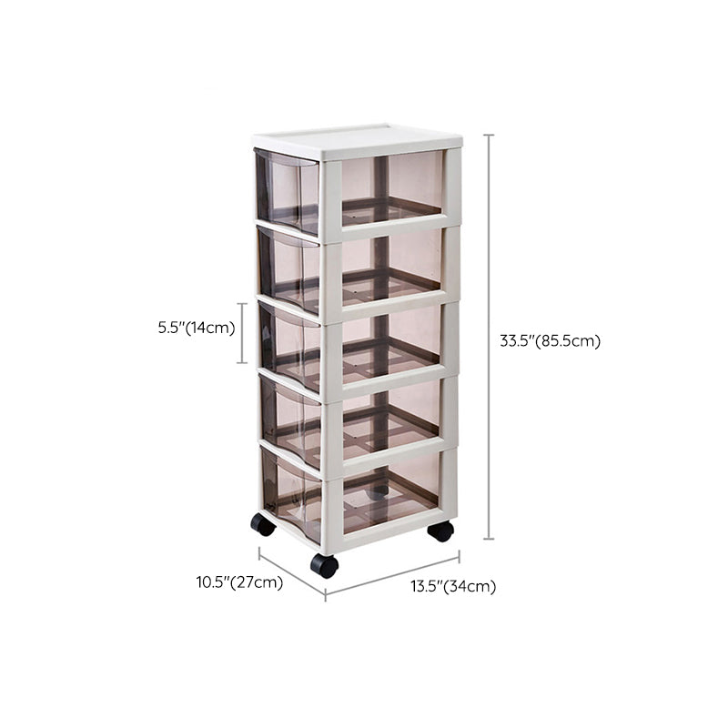 Vertical Transparent Filing Cabinet Plastic Drawers File Cabinet