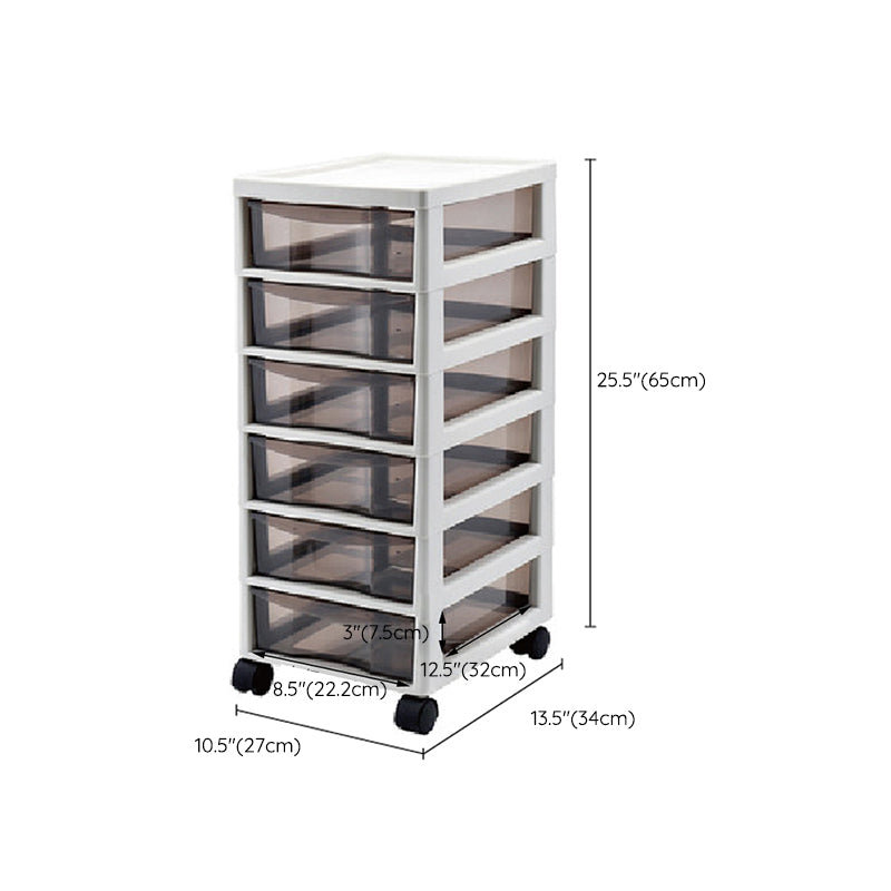 Vertical Transparent Filing Cabinet Plastic Drawers File Cabinet