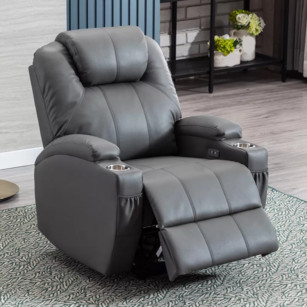 Standard Home Theater Recliner with Position Lock Recliners with Storage