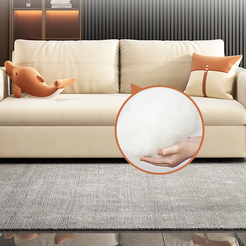 Glam Fabric Sleeper Sofa Upholstered Futon Sofa Bed in White