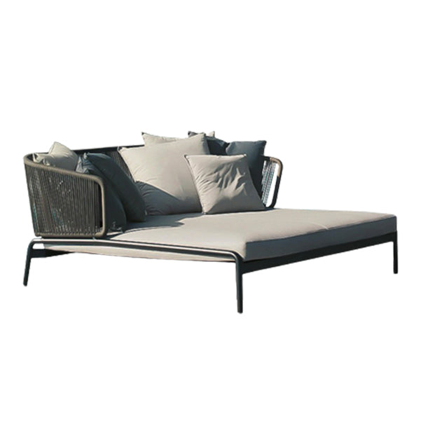 Modern UV Resistant Patio Sofa Metal Outdoor Patio Sofa with Cushions