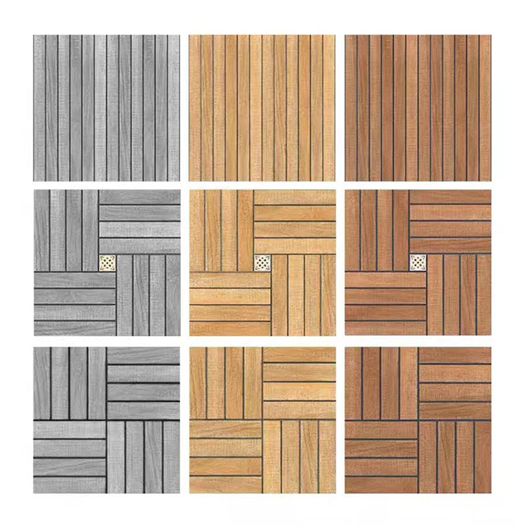 Outdoor Flooring Tiles 23.6" × 23.6" Flooring Tiles with Slip Resistant